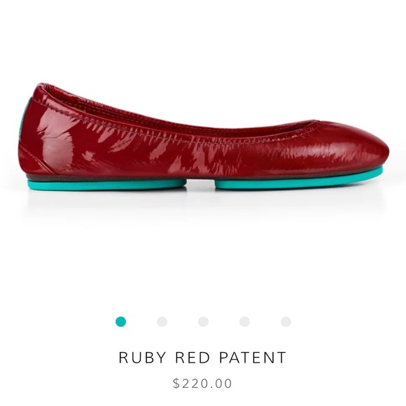 Tieks Size 9 Ruby Red Flats. Holiday / Christmas 🥰 - Picture 6 of 7